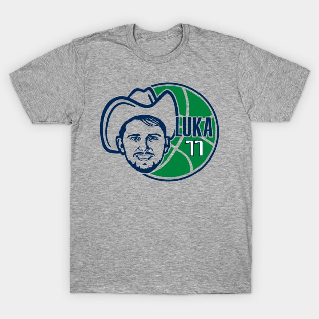 Luka Doncic, Dallas Playoff Basketball T-Shirt by FanSwagUnltd